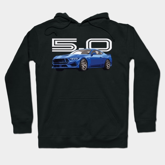 Mustang GT 5.0L V8 adam lz formula drift spec 5-fd GT RTR s650 Hoodie by cowtown_cowboy